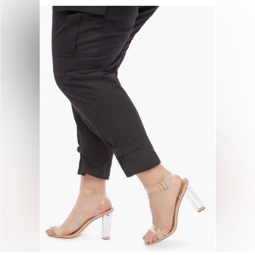 Justfab Hanna Transparent Heeled Sandal